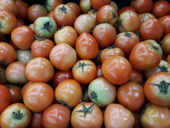 Full frame shot of fruits for sale in market