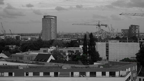 View of cityscape against sky