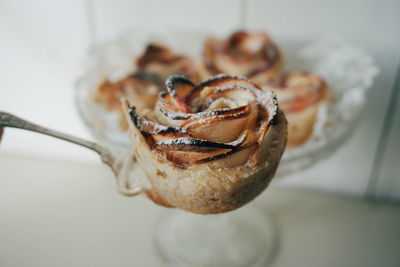 Close-up of food on spoon