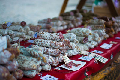 Close-up of food for sale