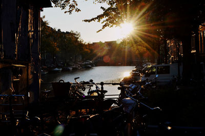 Panoramic view of sunset