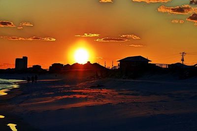 Scenic view of sunset sky