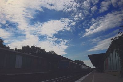 Built structure against cloudy sky