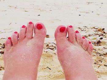 Woman on beach