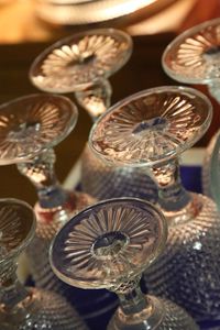 High angle view of decoration on table