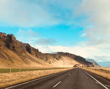 Iceland landscape road