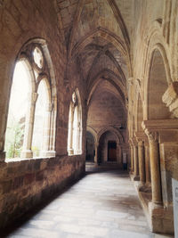 Corridor of historic building