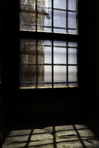 Shadow of window on floor at home