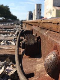 Close-up of rusty metal