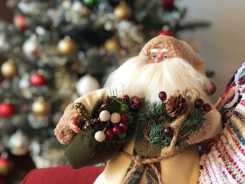 Man holding christmas tree