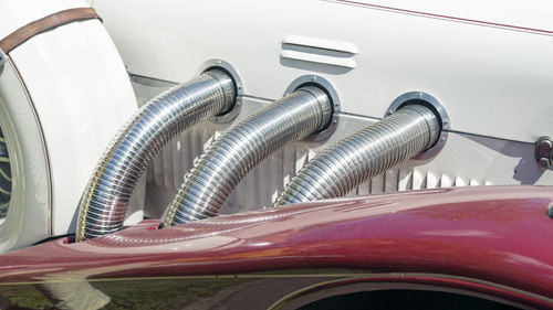 Close-up of vintage car