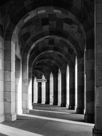 Corridor of congress hall on the nazi party rally grounds in nuremberg 