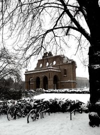 Low angle view of church