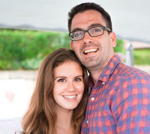 Portrait of smiling couple