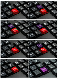 Full frame shot of computer keyboard