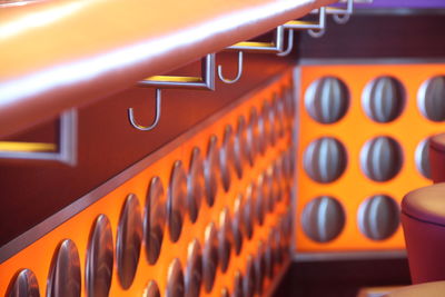 Close-up of piano keys