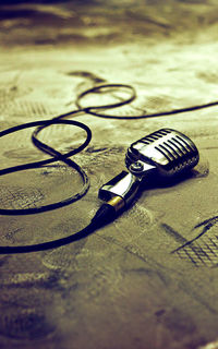 Close-up of object on table