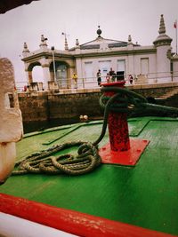 Built structure in front of tree