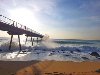 Beach, sun and sky 