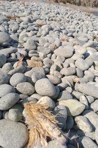 Full frame shot of pebbles