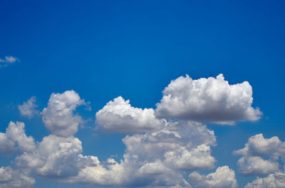 Low angle view of clouds in sky