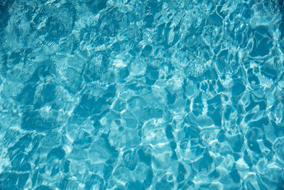 Full frame shot of water in swimming pool