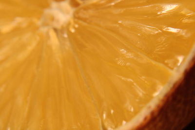 Macro shot of orange fruit