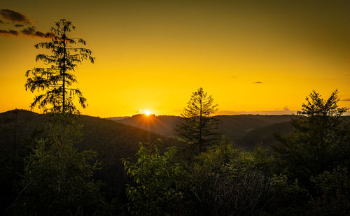 Scenic view of sunset