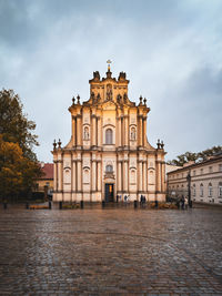 View of historic building against sky