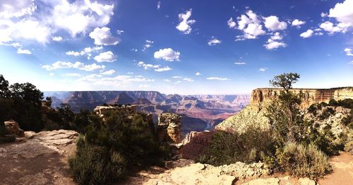 View of landscape against sky