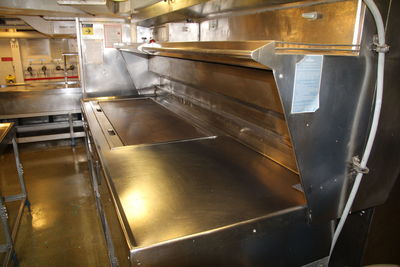 Interior of commercial kitchen