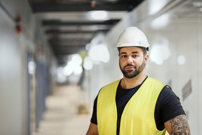 Portrait of man working