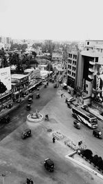 View of city street