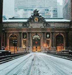 View of building in winter