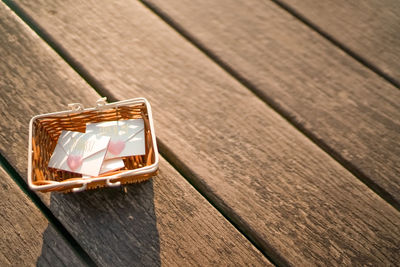 Close-up of toy on table