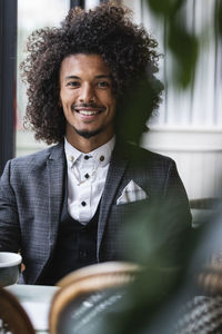 Portrait of a smiling young man