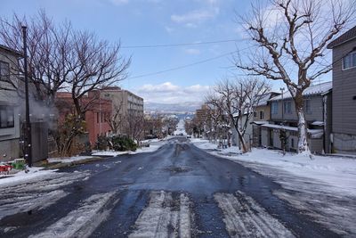 Winter street view