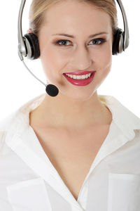 Portrait of a smiling young woman