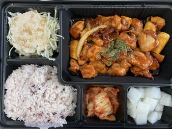 Close-up of food in plate