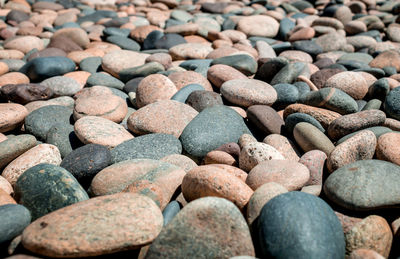 Close-up of pebbles