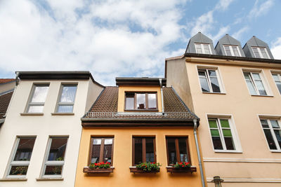 Low angle view of building against sky