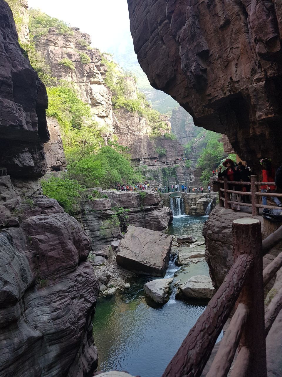 VIEW OF WATERFALL