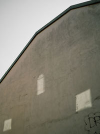 Low angle view of building against sky