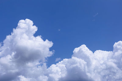 Low angle view of clouds in sky