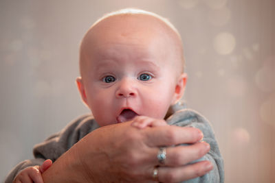 Portrait of cute baby girl