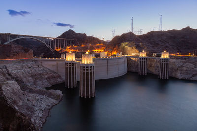 Hoover dam and lake mead