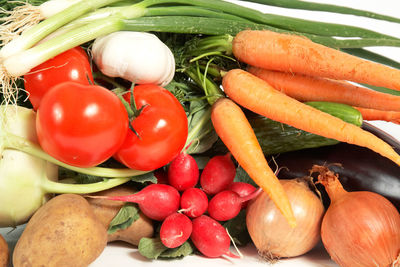 Vegetables for sale at market