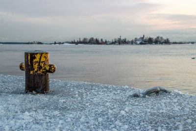 Snow covered landscape