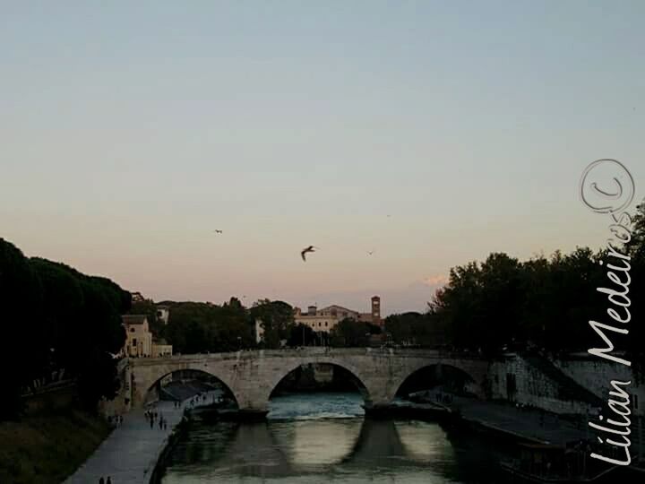 VIEW OF BRIDGE OVER RIVER