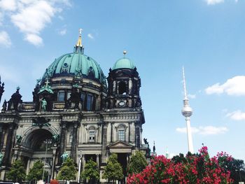 Low angle view of cathedral against sky